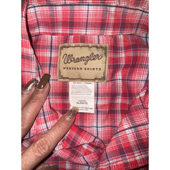 Wrangler mens short sleeve button down shirt size XL - Picture 4 of 5